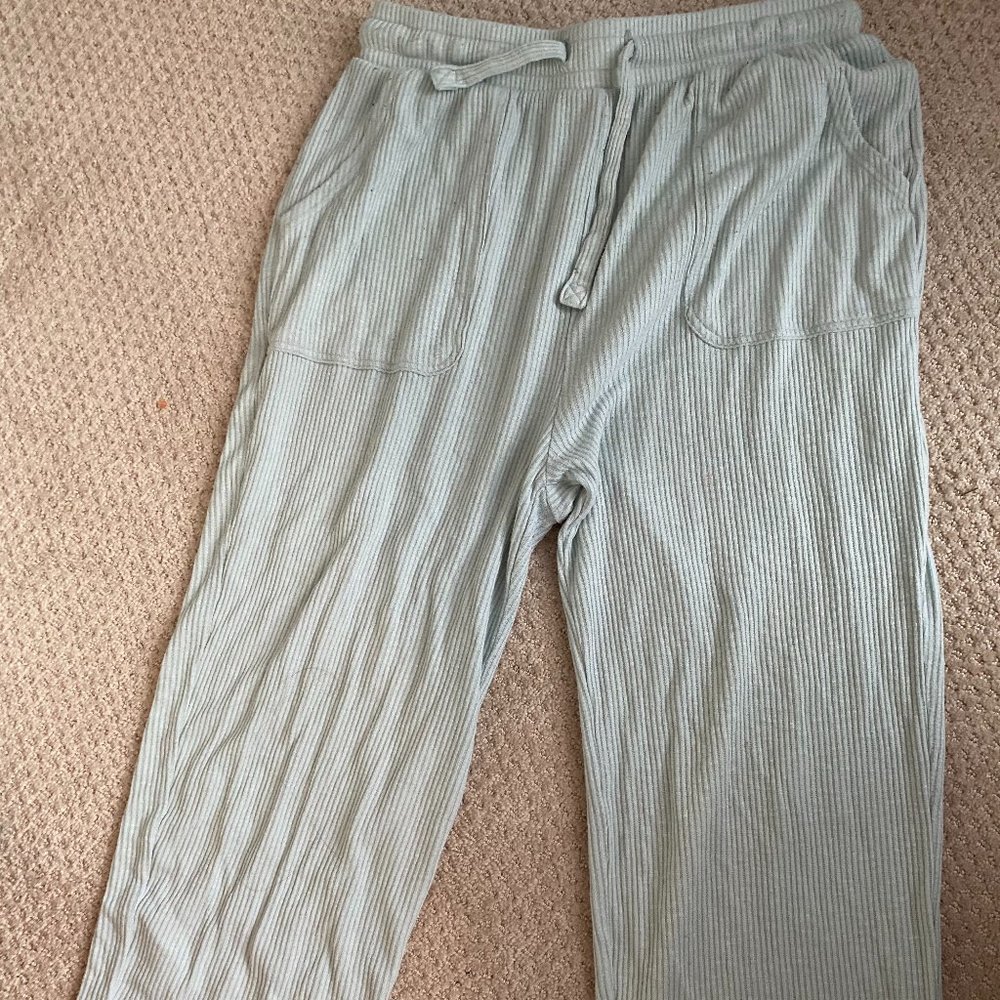 Gymshark Light Green Sloughy Lounge Ripped Joggers